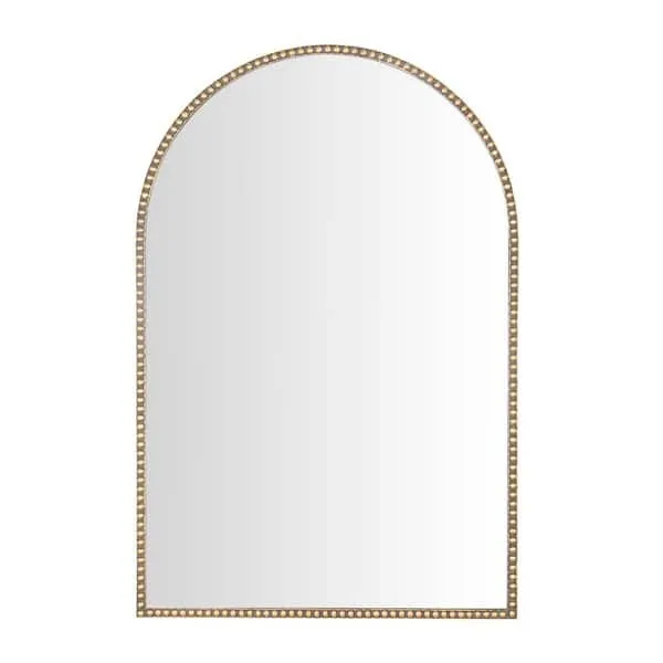Mirror-Medium Gold Arched