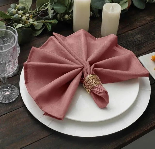 Napkin- Dusty Rose Polyester