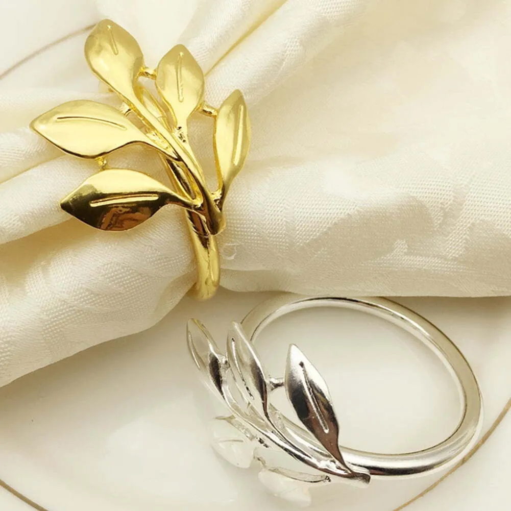 Napkin rings-Gold leaf