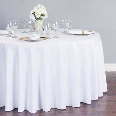 Tablecloth- 120’’ Round-White
