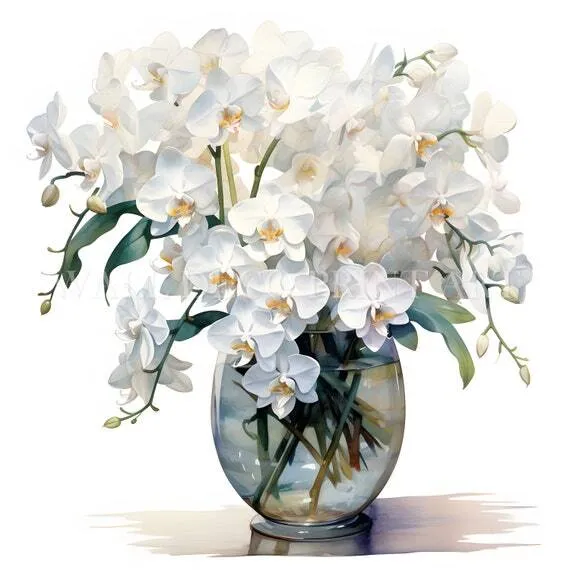 Clear flower vase-mixed styles-large