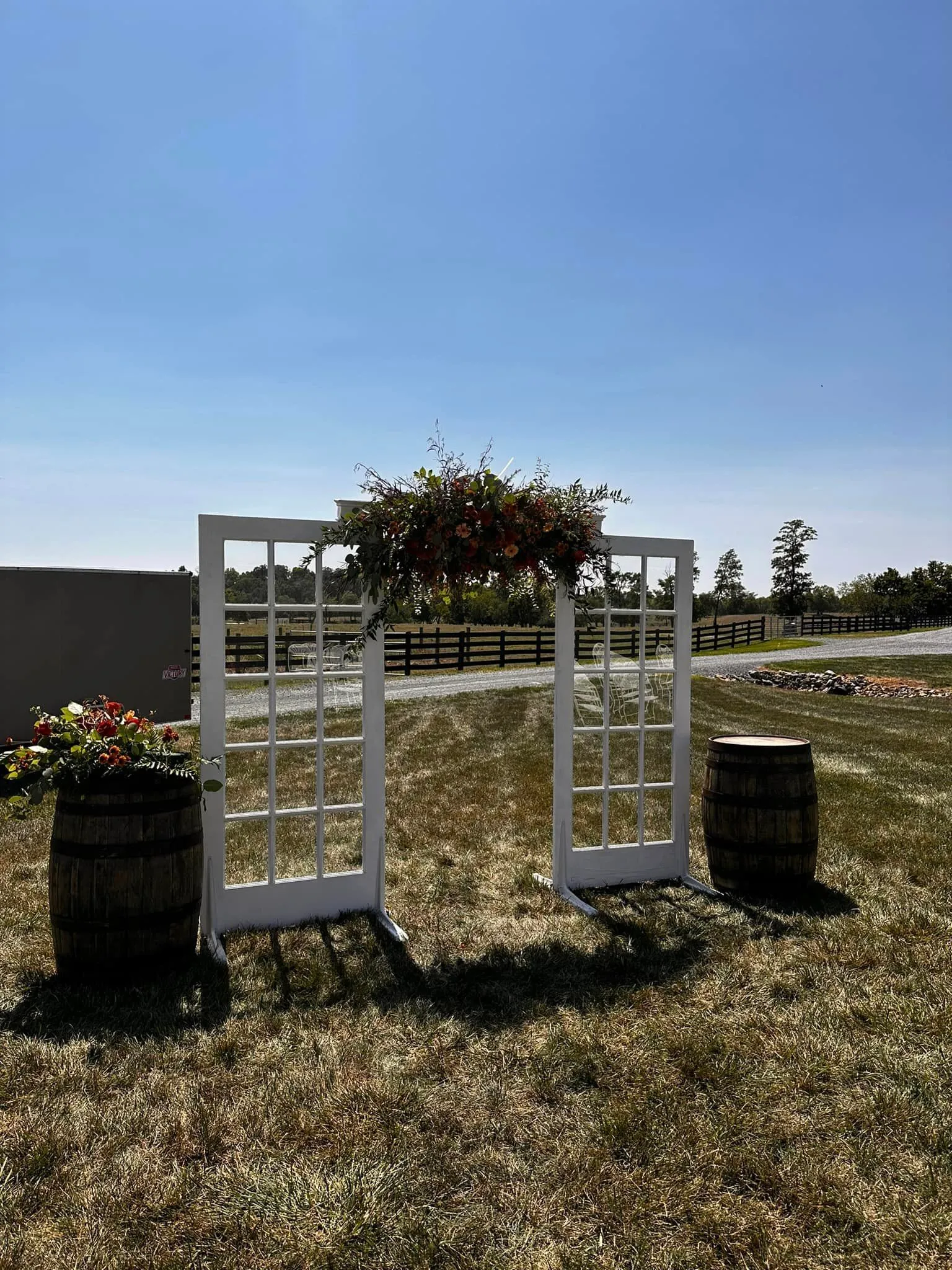 The April- Open pane door Arch Item # 701