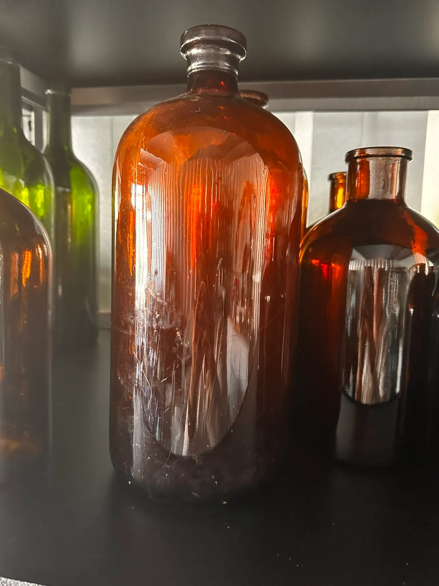 Extra Large Amber Bottle