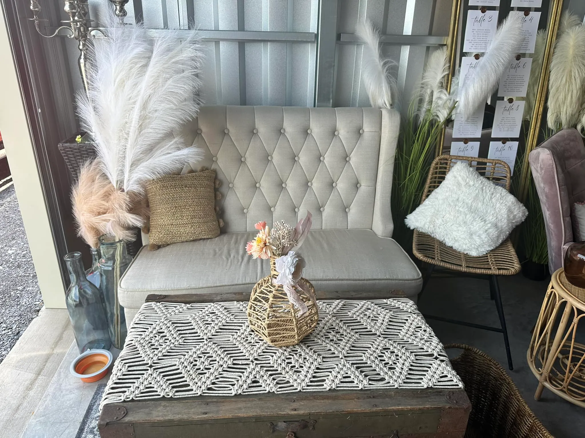  Loveseat-Sheila- Modern High Back- Item #109