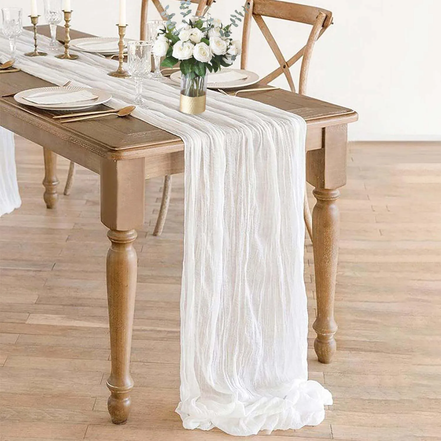 Cheese Cloth Table Runner
