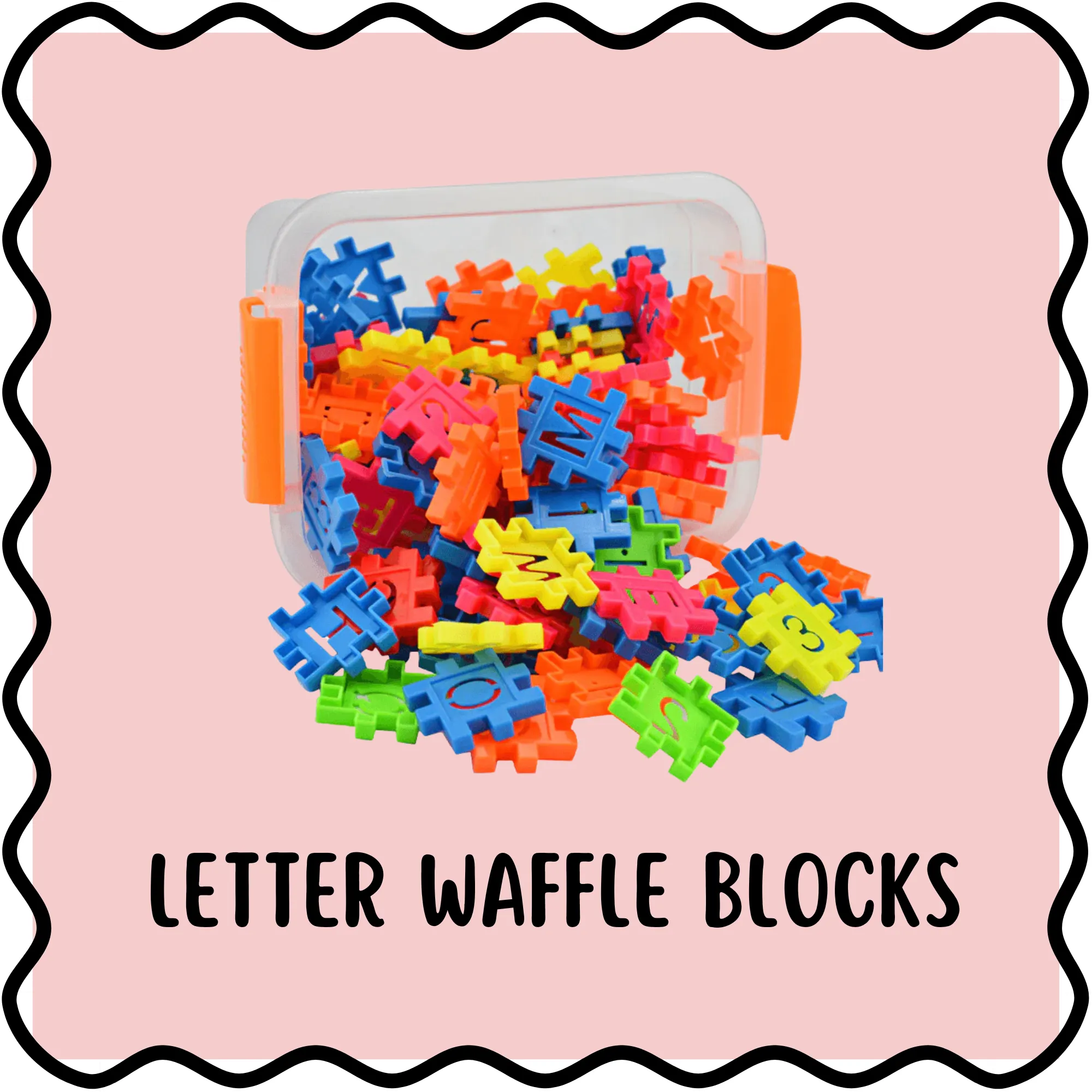 Letter Waffle Blocks 🔠