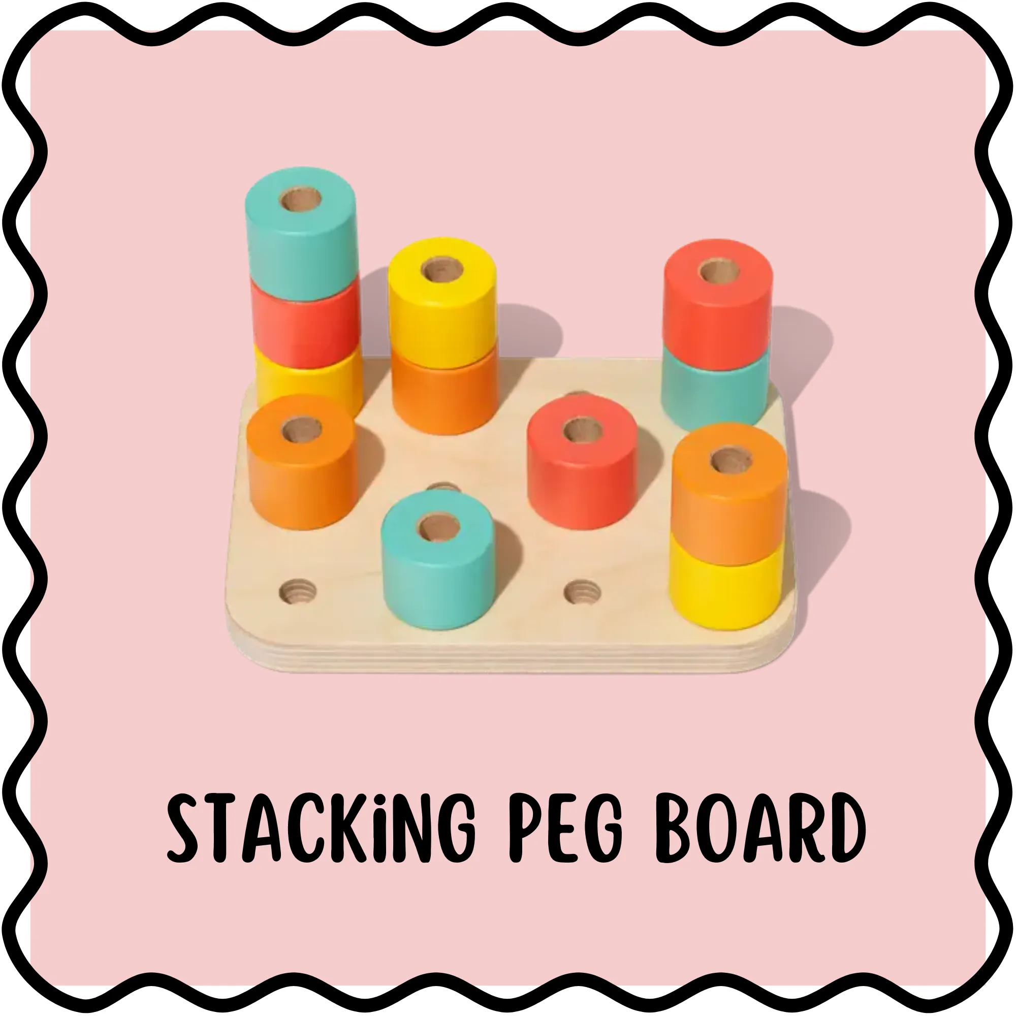 Stacking Peg Board 🧮