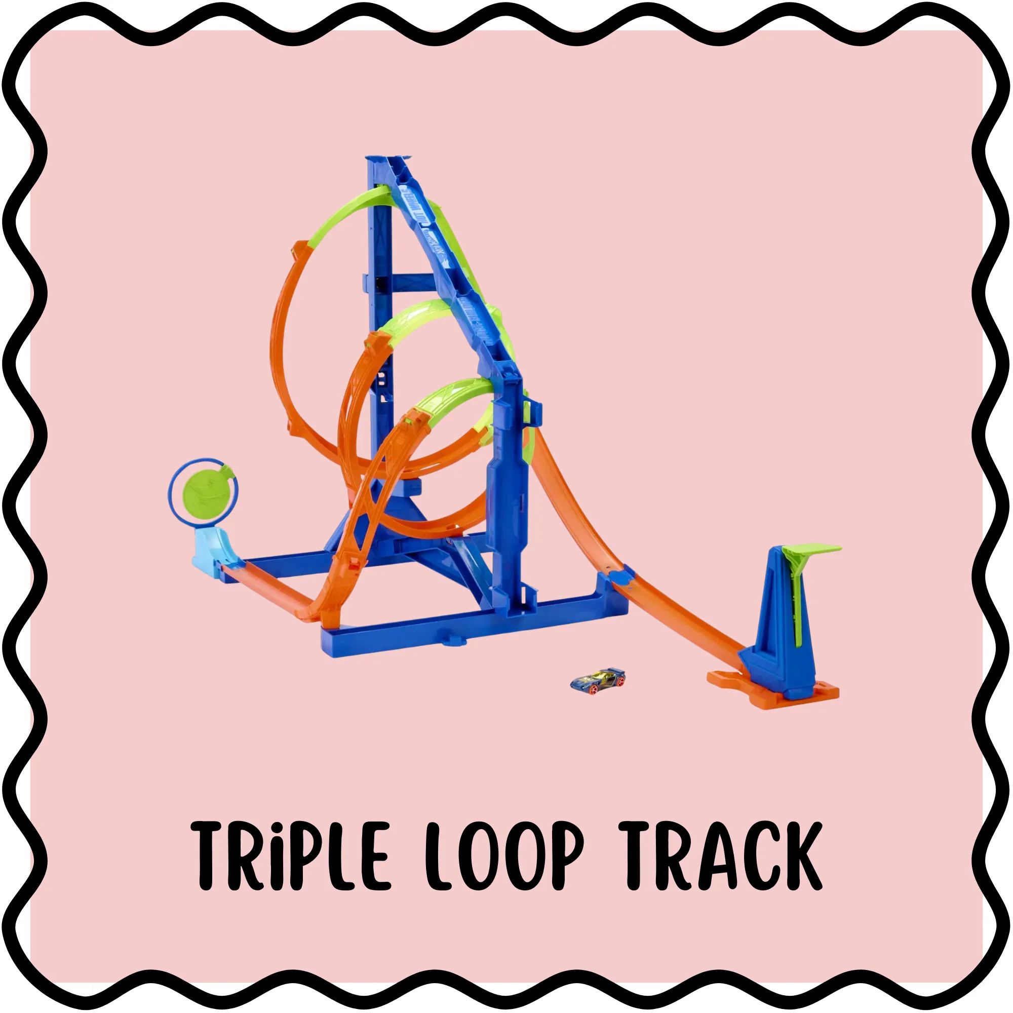 Triple Loop Hot Wheels Track 🏎️
