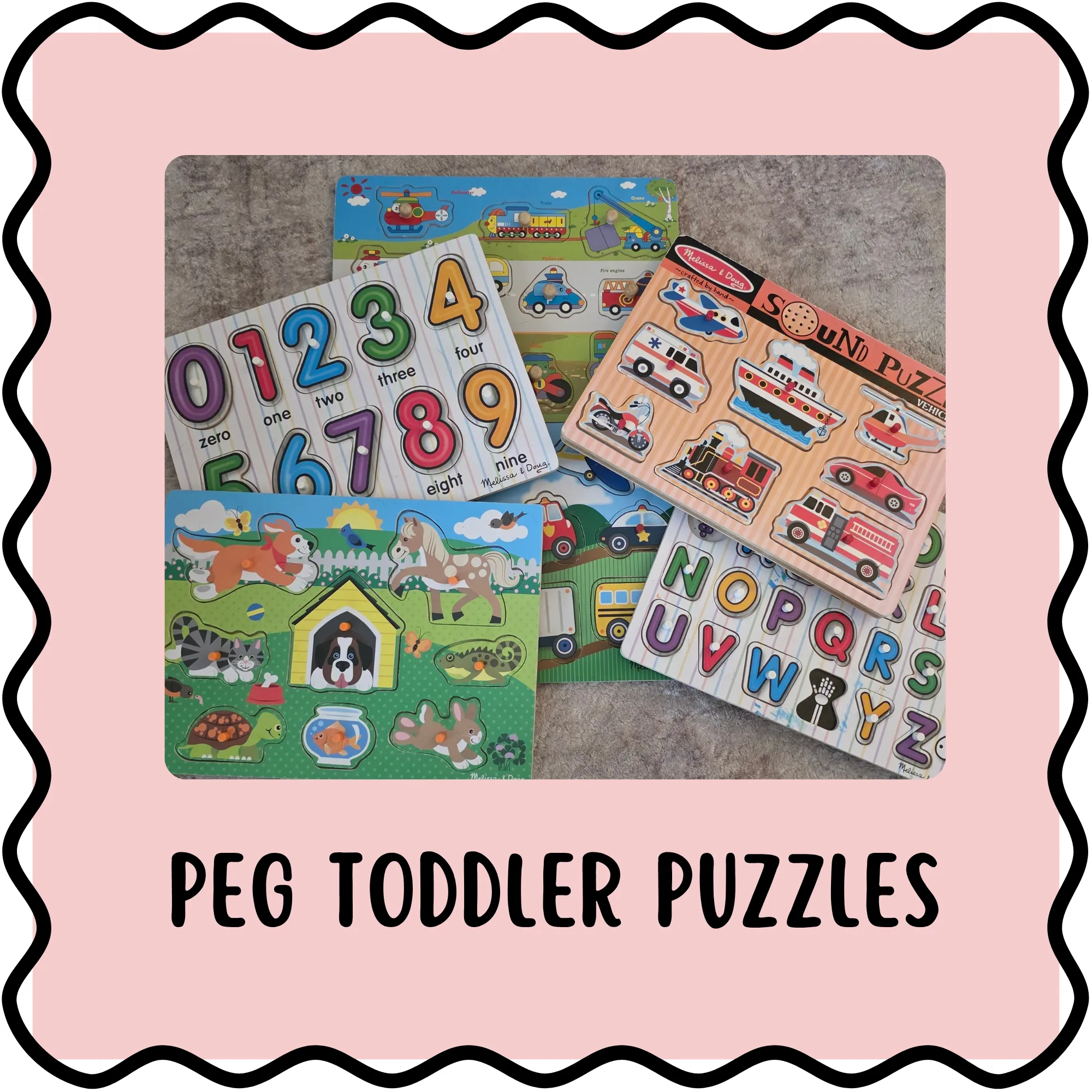 Toddler Peg Puzzles 🧩