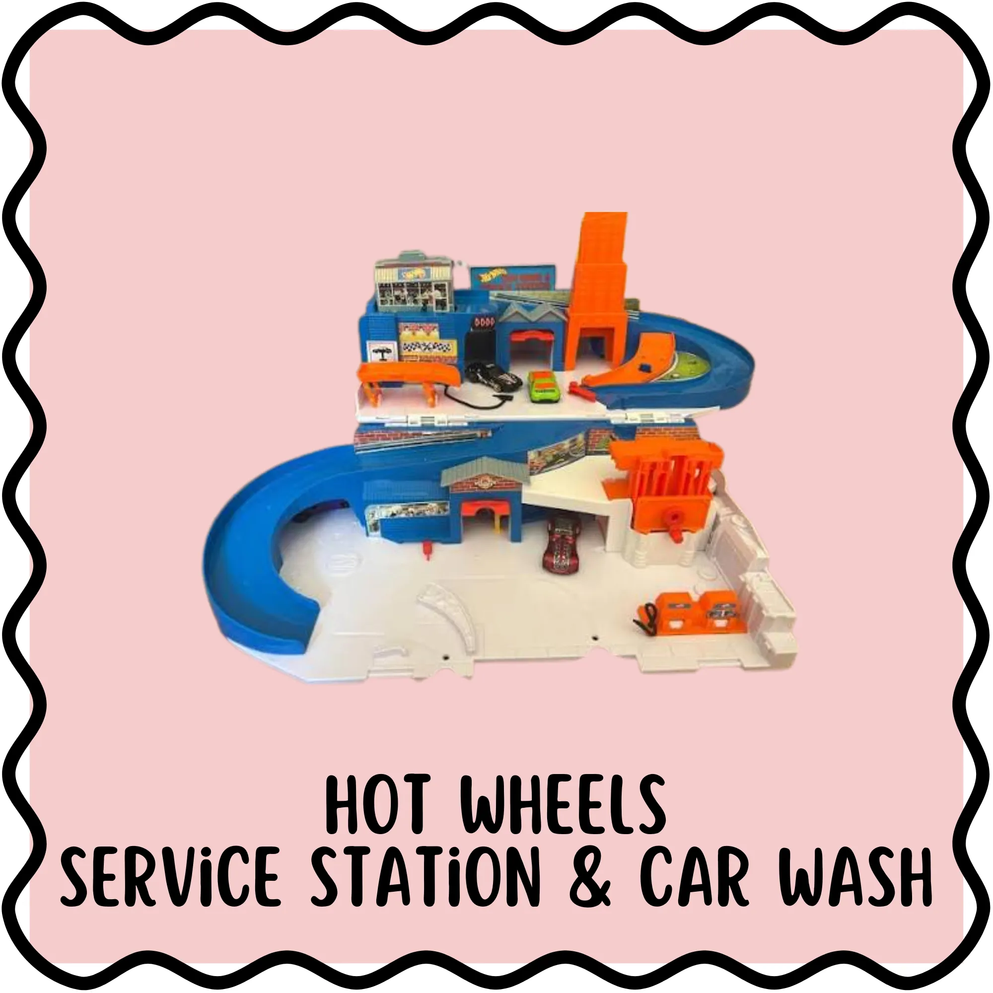 Hot Wheels Service Station & Car Wash 🏎️