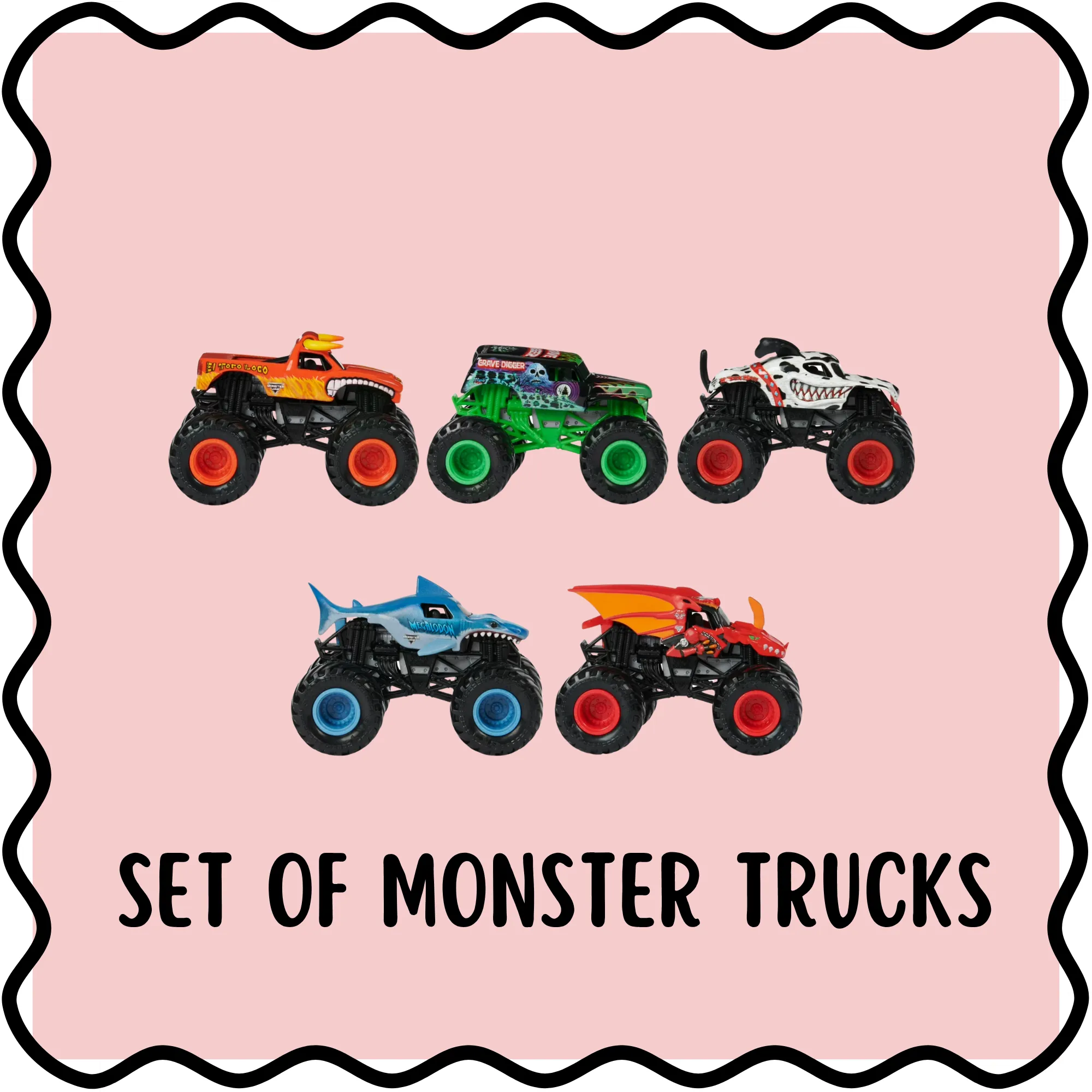 Set of Monster Trucks