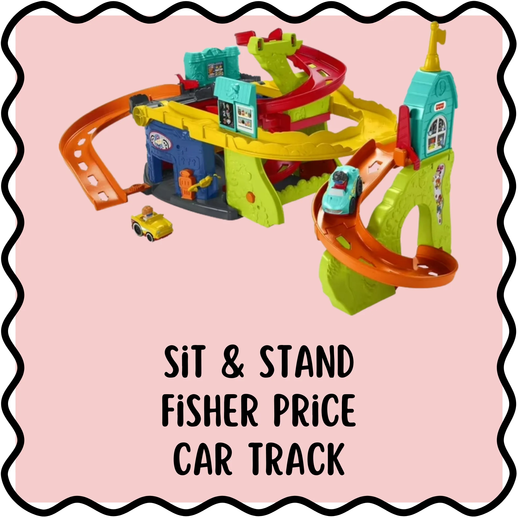 Sit & Stand Fisher Price Car Track 🚗