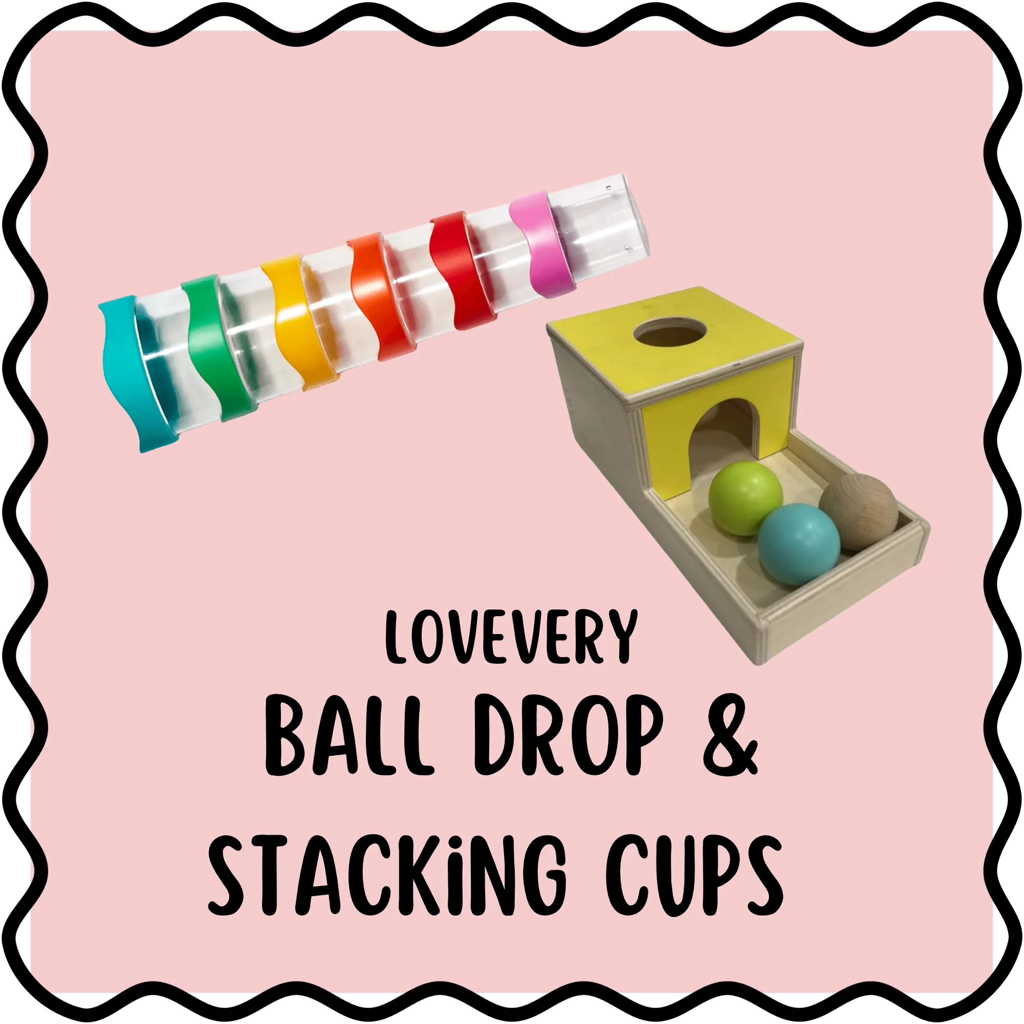 Ball Drop & Stacking Cups ⚽