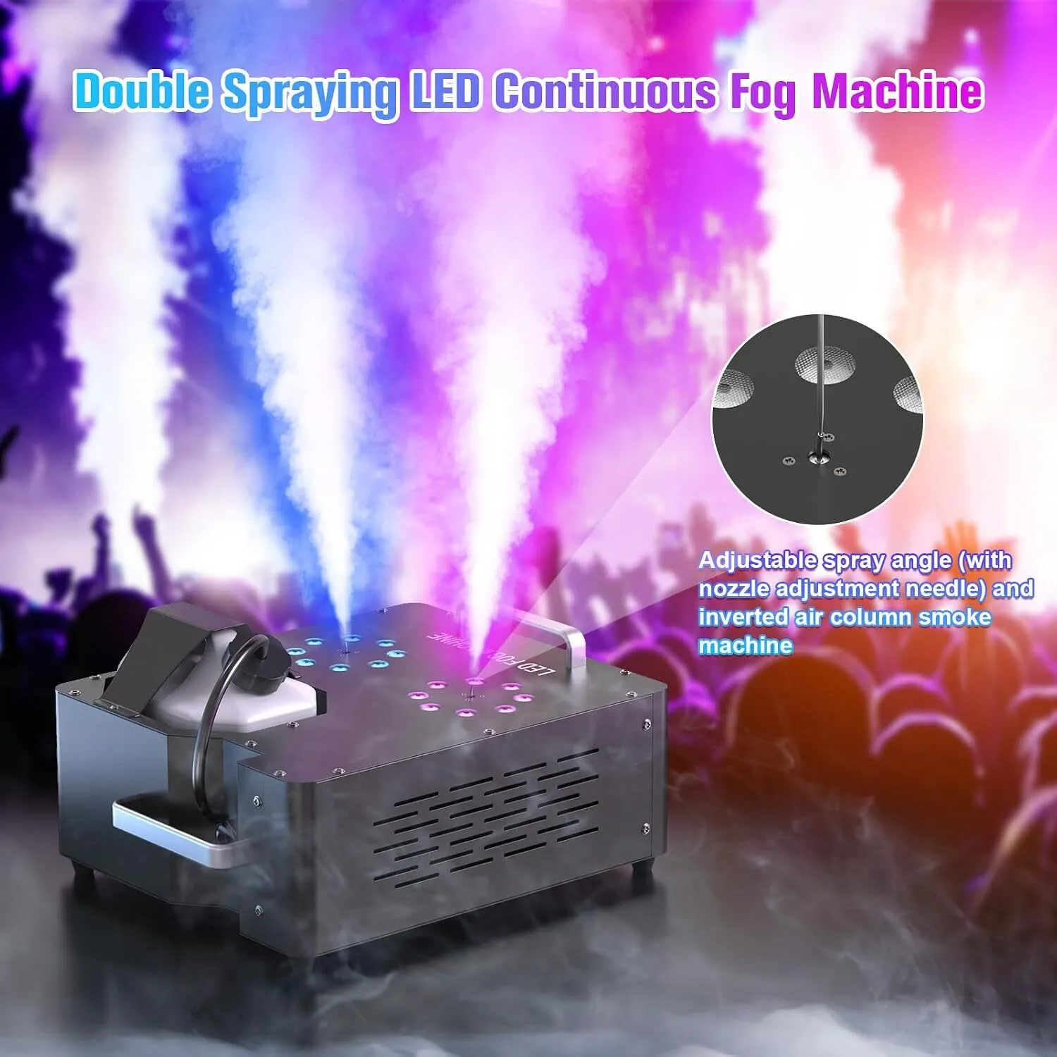 Professional Fog Machine w/ LED