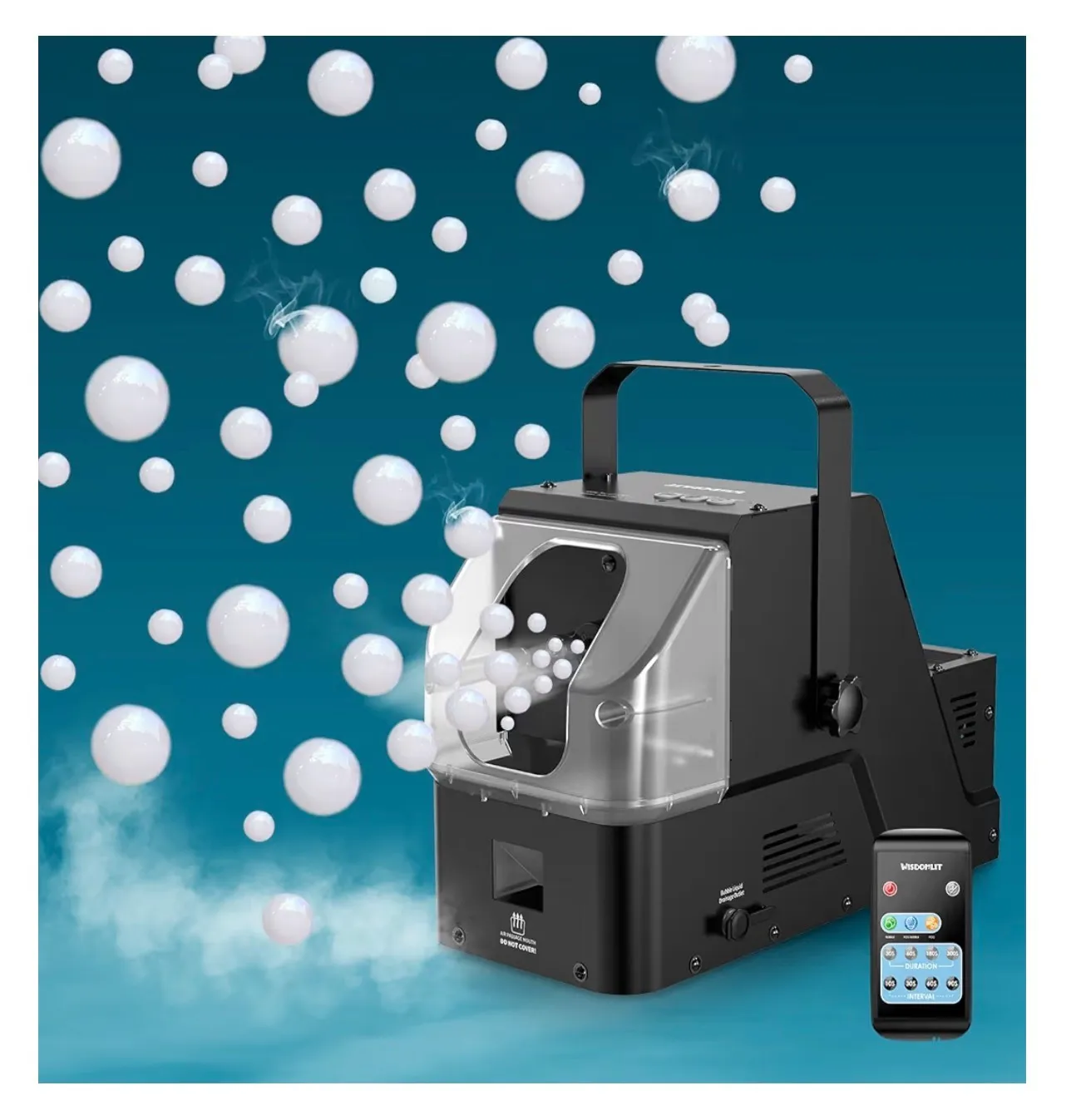 3 IN 1:  Fog - Bubble - Fog+Bubble Machine