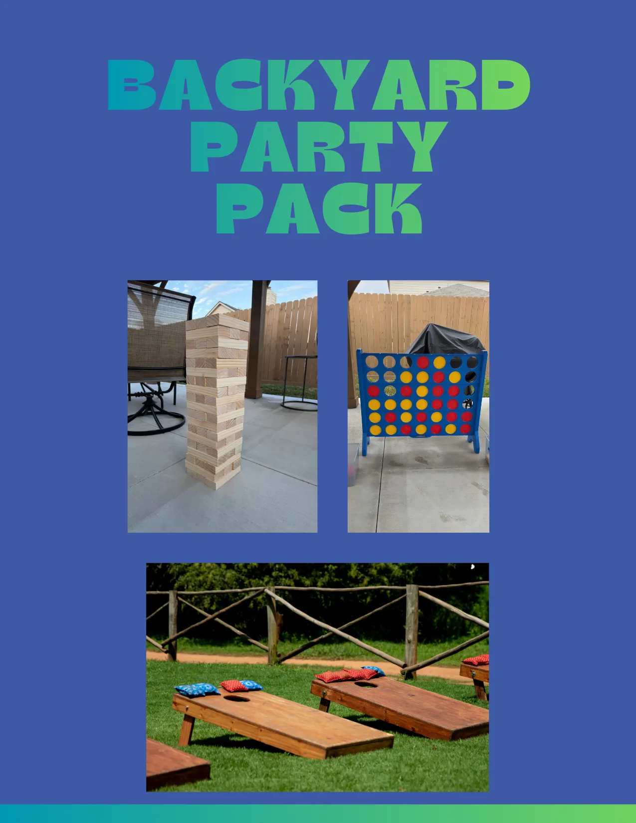 Backyard Party Package 