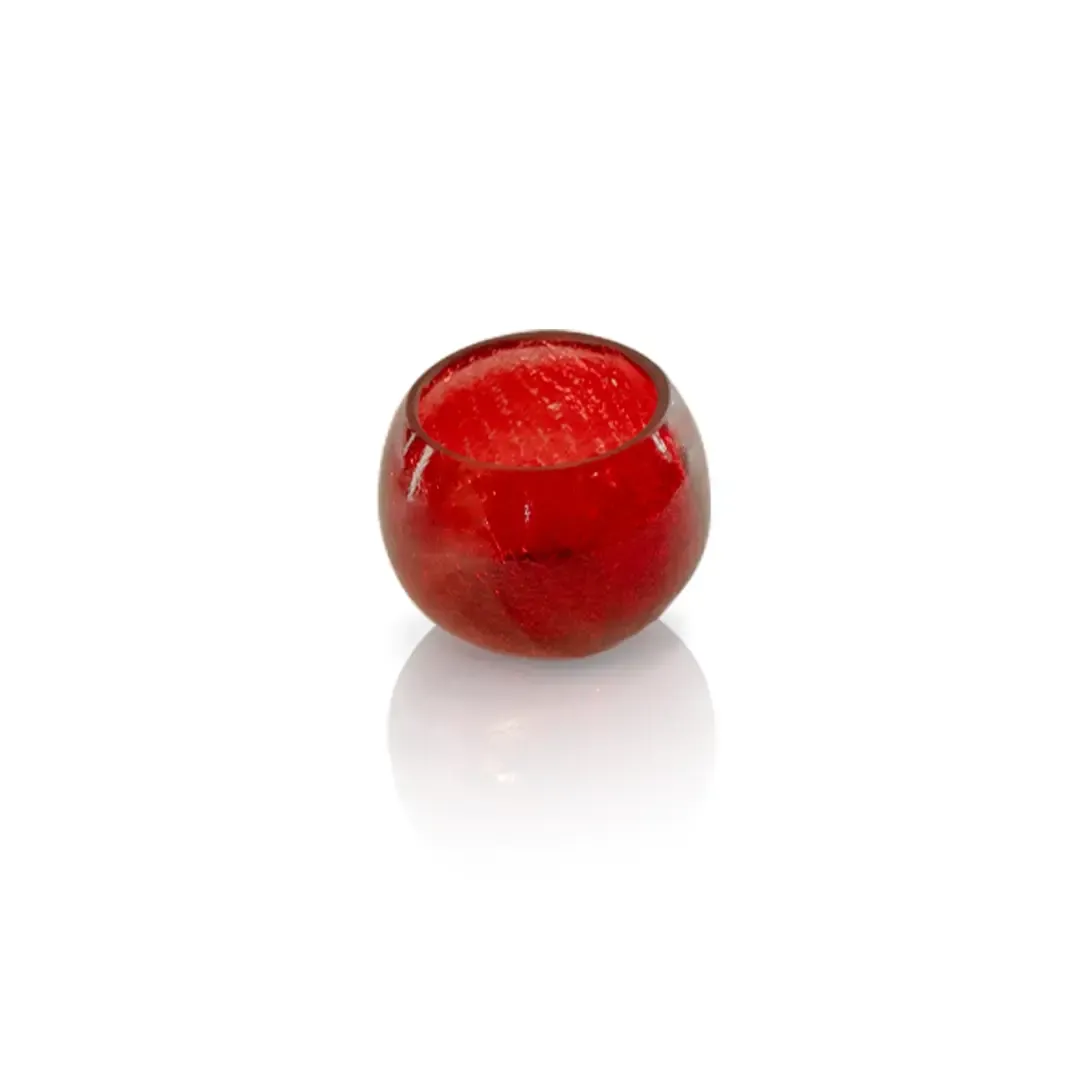Vase Sphere Bowl Small (Red)