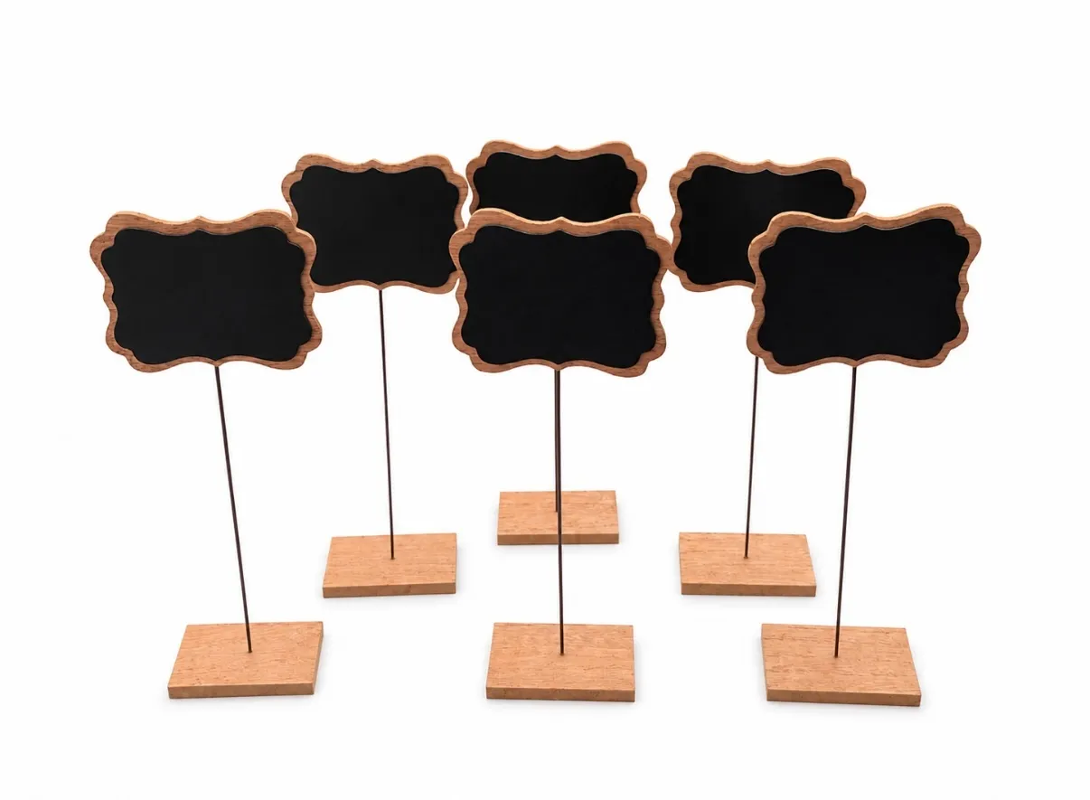 Mini Chalkboard Signs (6) Brown 