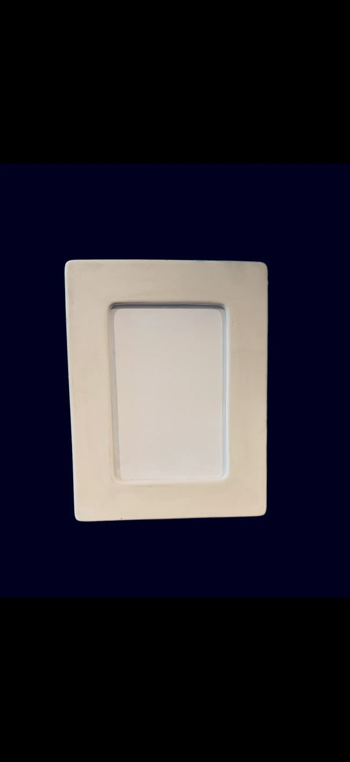 White Rectangle Picture Frame 