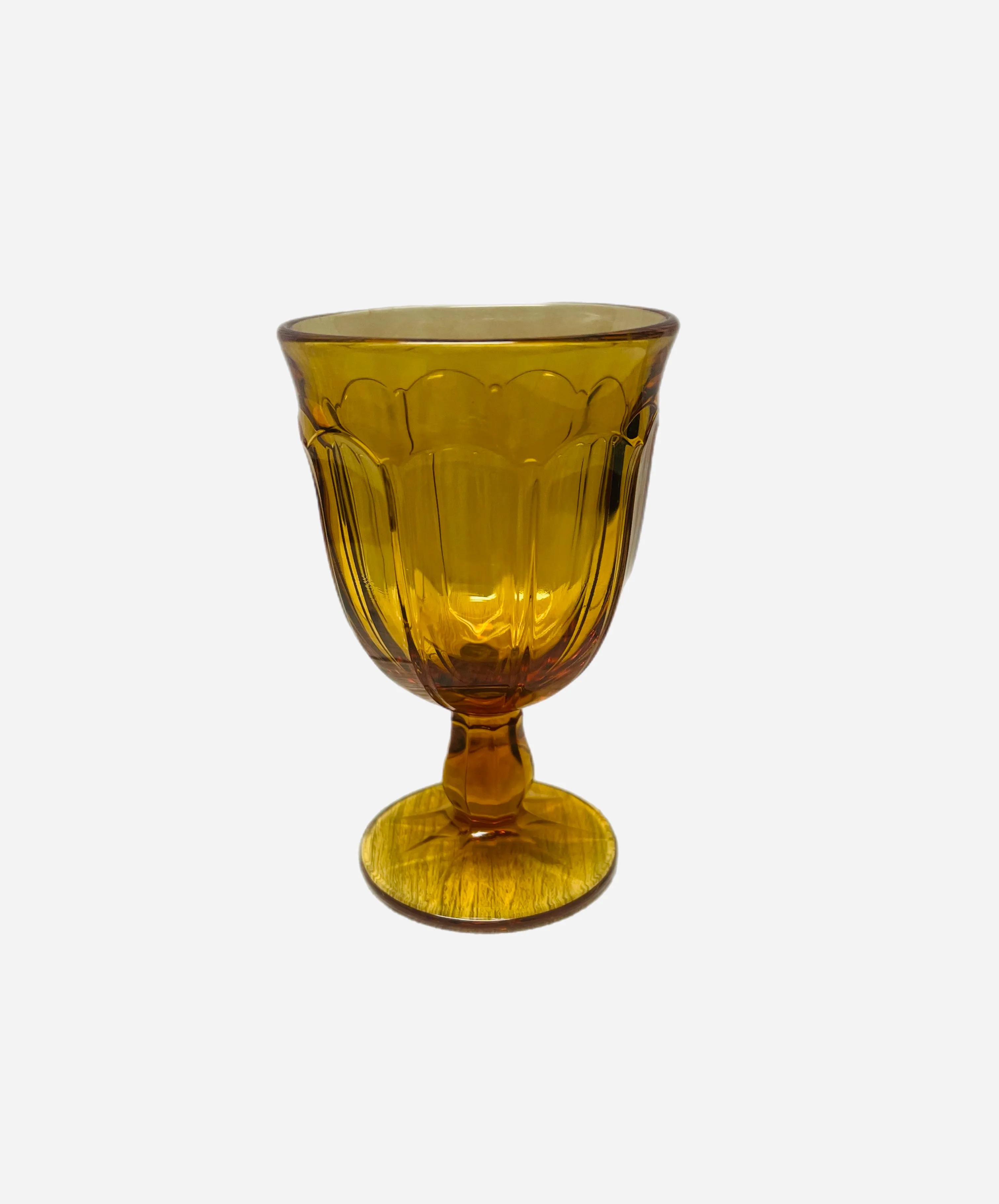 Amber Goblets 