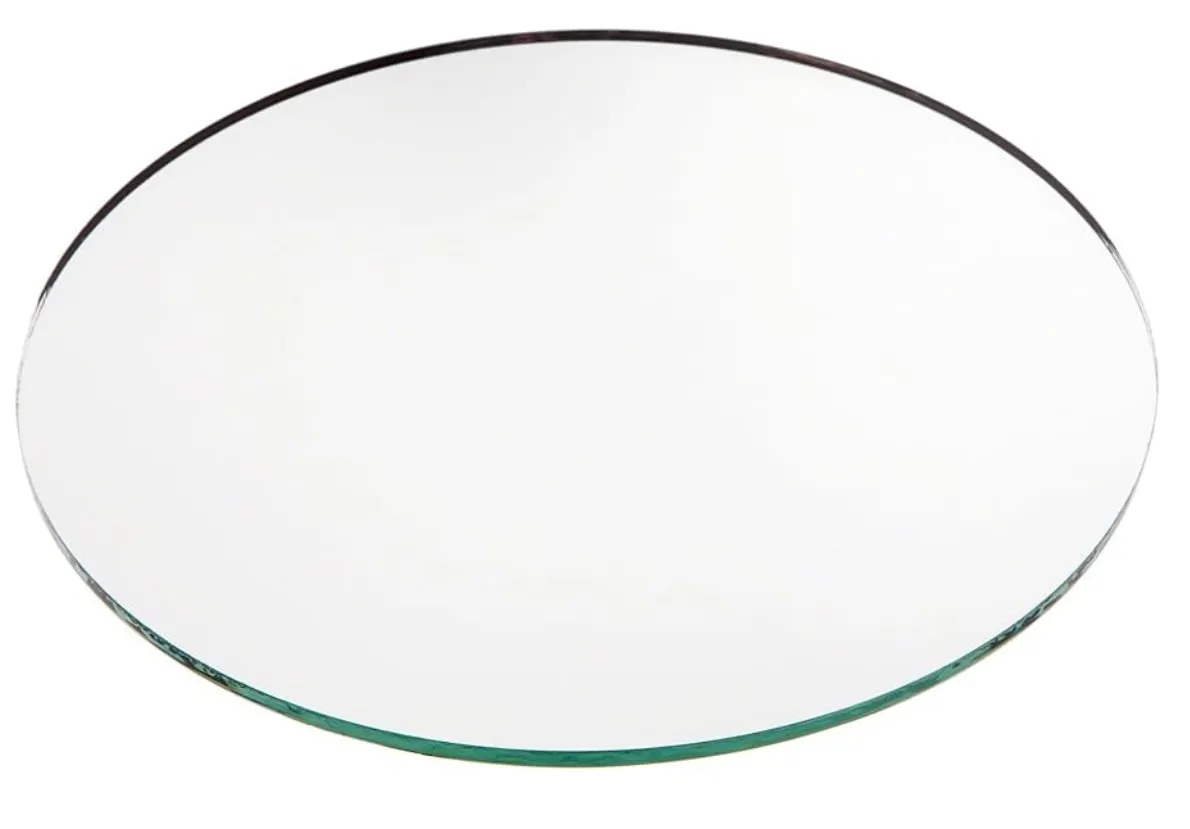 Small Round Glass Mirror