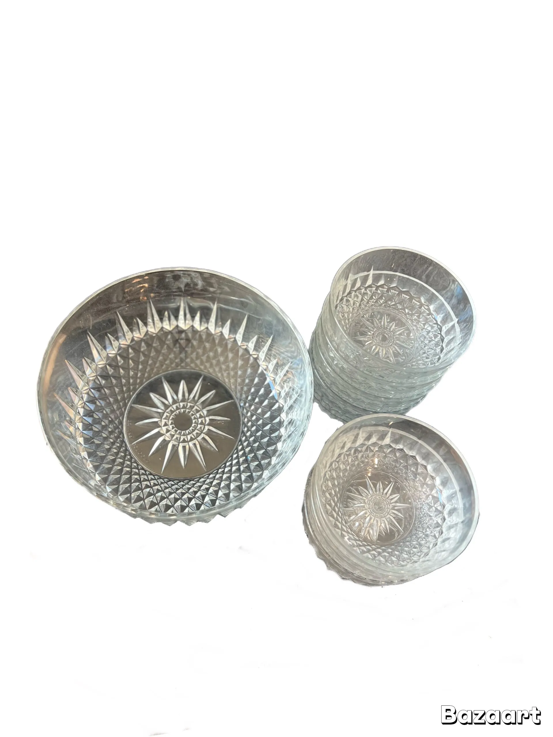 8-Piece Glass Salad Bowl Set