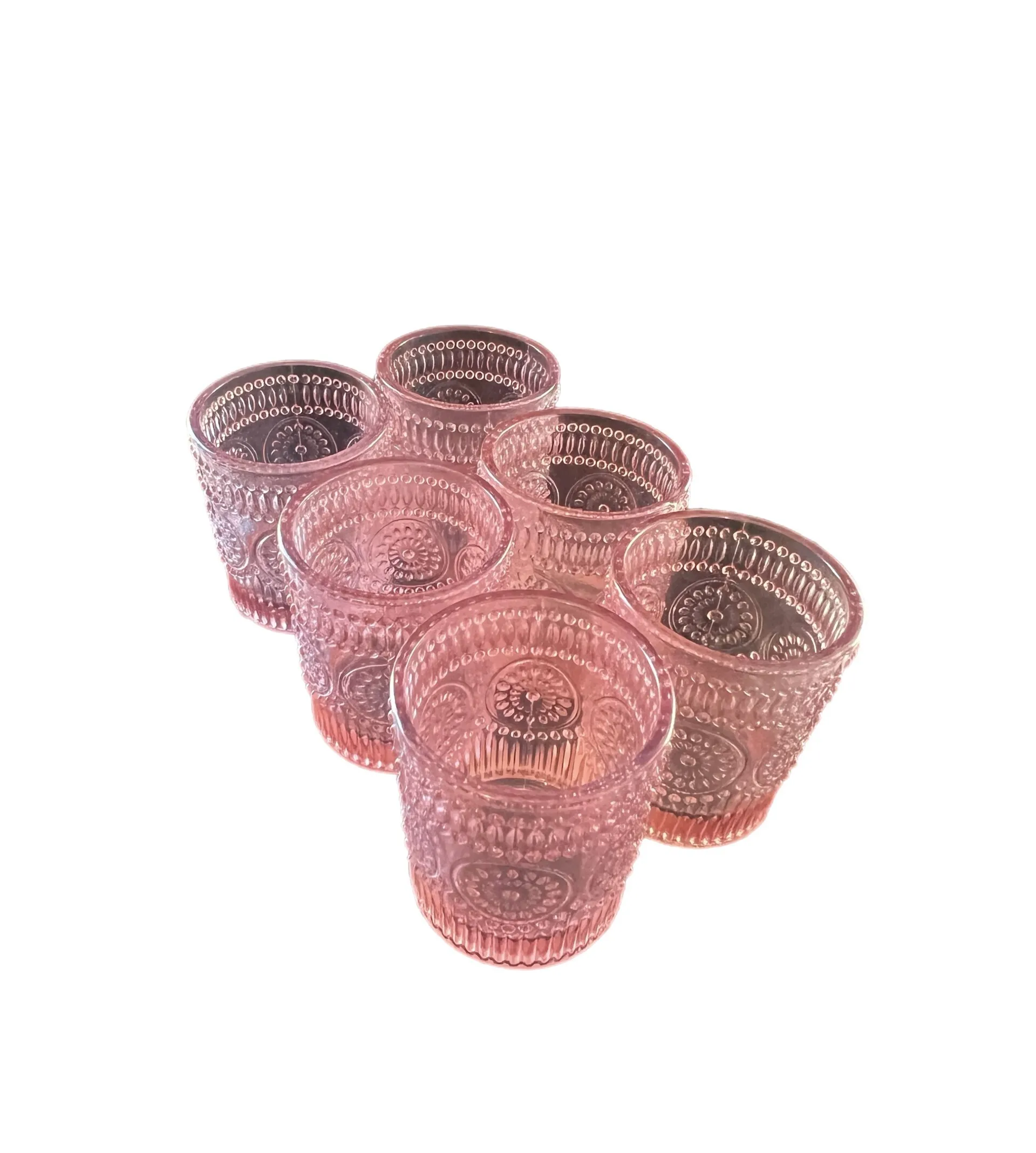 Pink Votive Set (6)