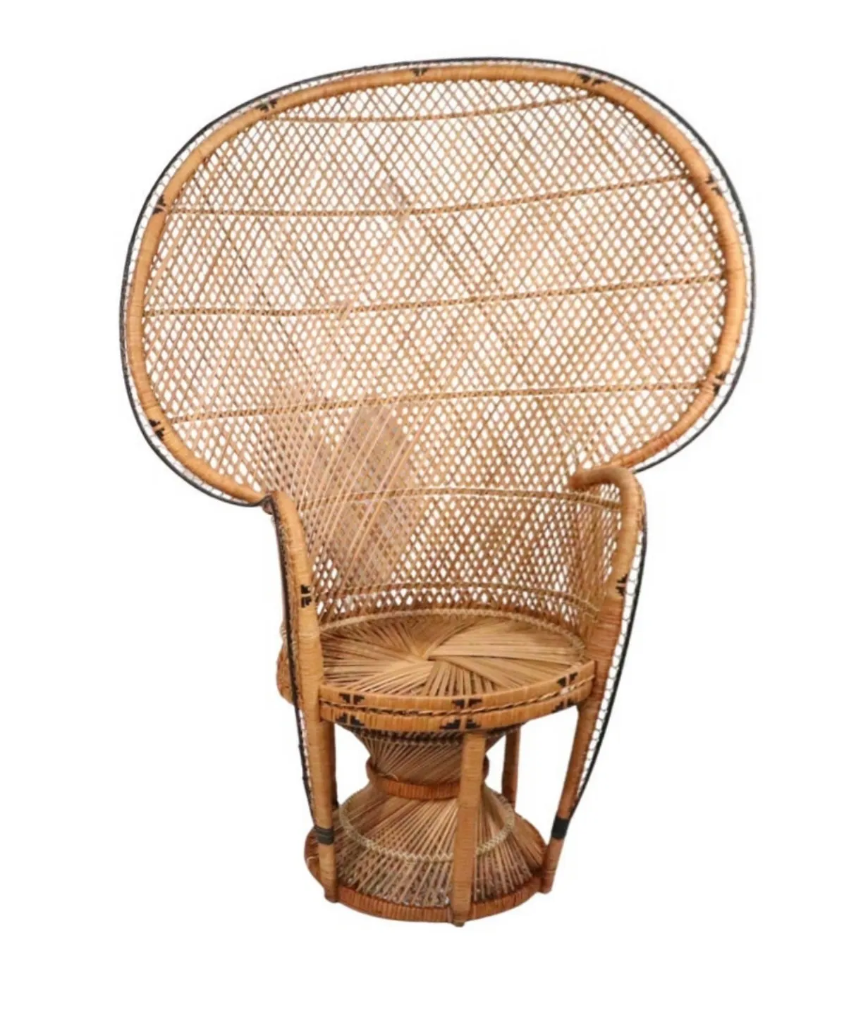 Peacock Chair- Tan