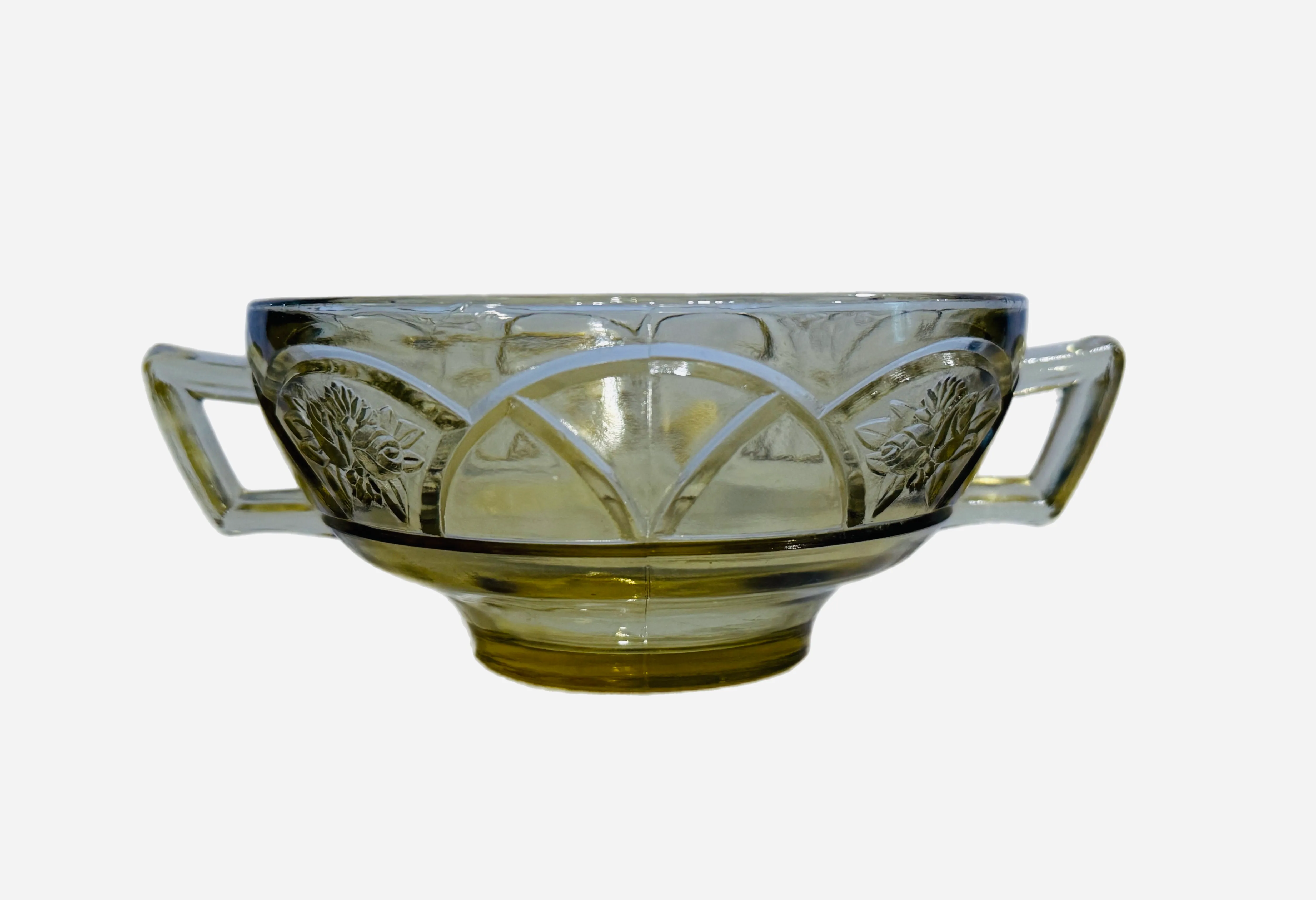 Yellow Pedestal Bowl