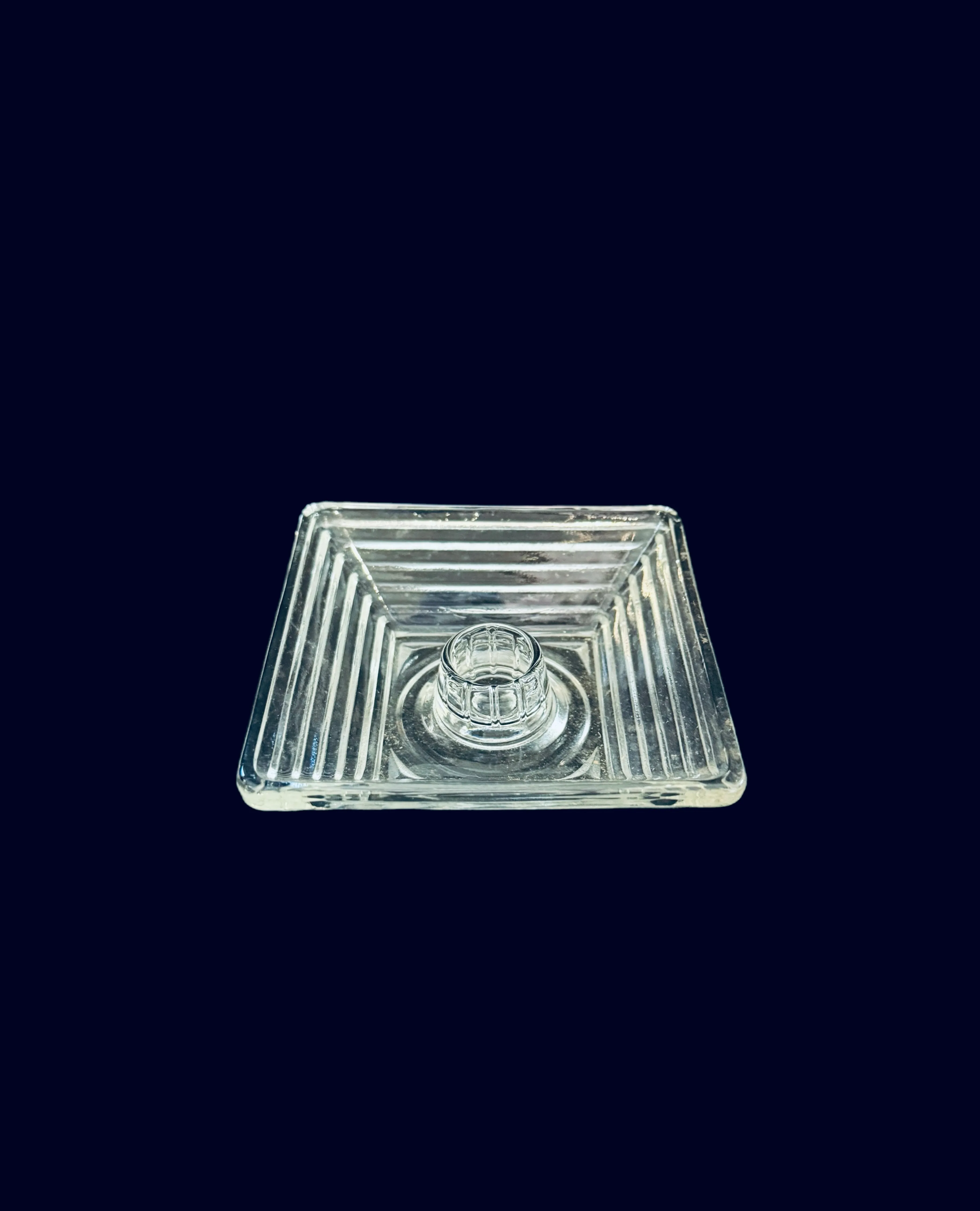 Square Glass Candle Holder