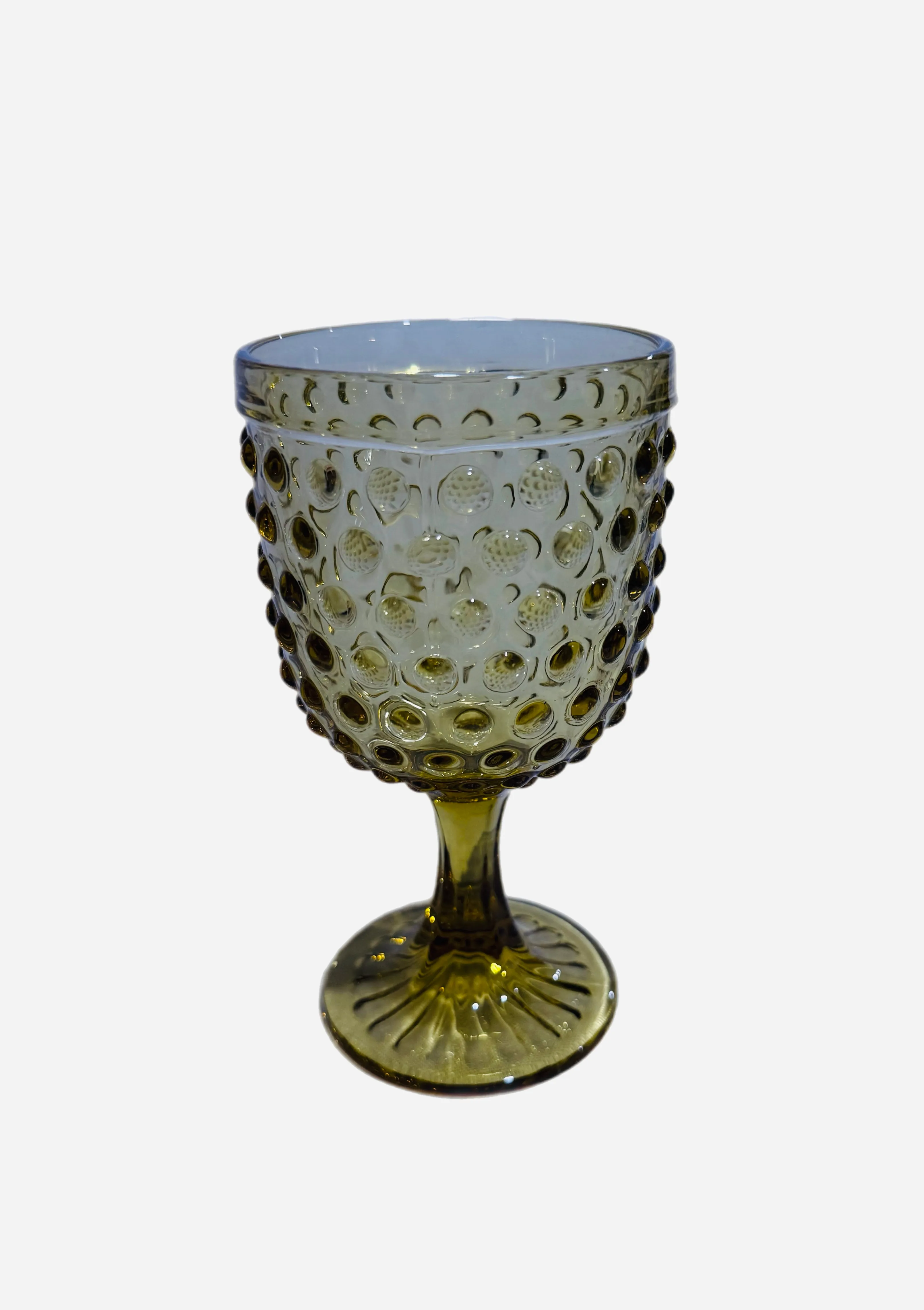 Yellow Dotted Goblets