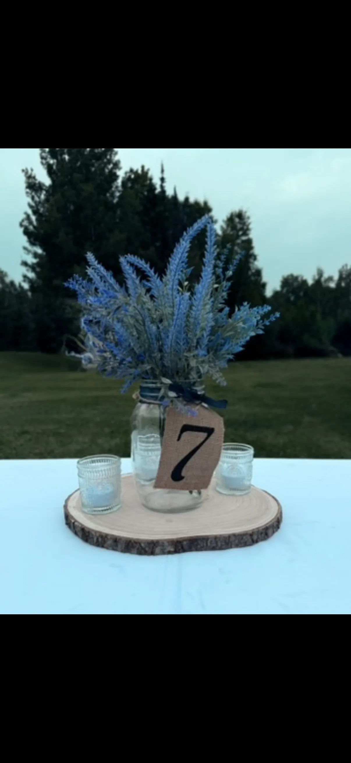 Large Mason Jar Vase