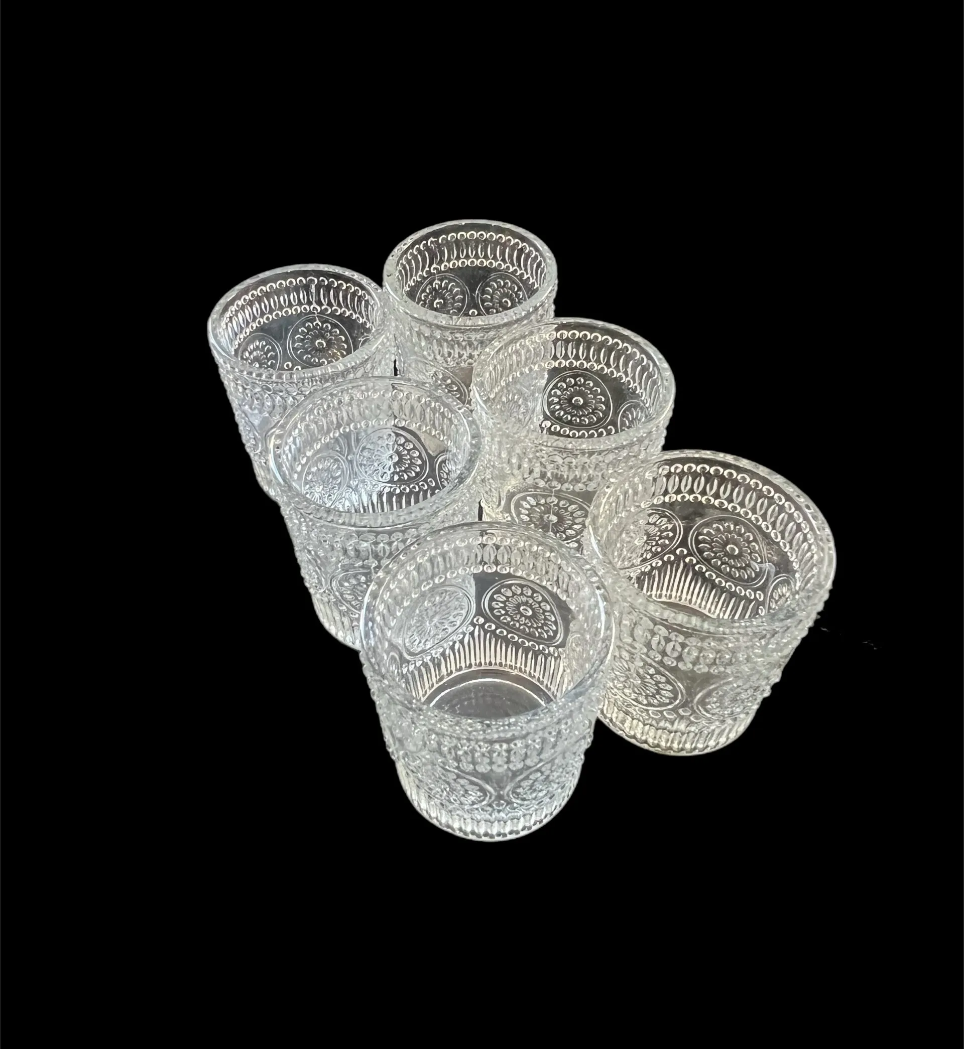 Clear Votive Set (6)