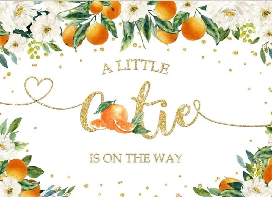 "A little Cutie" Backdrop Curtain 