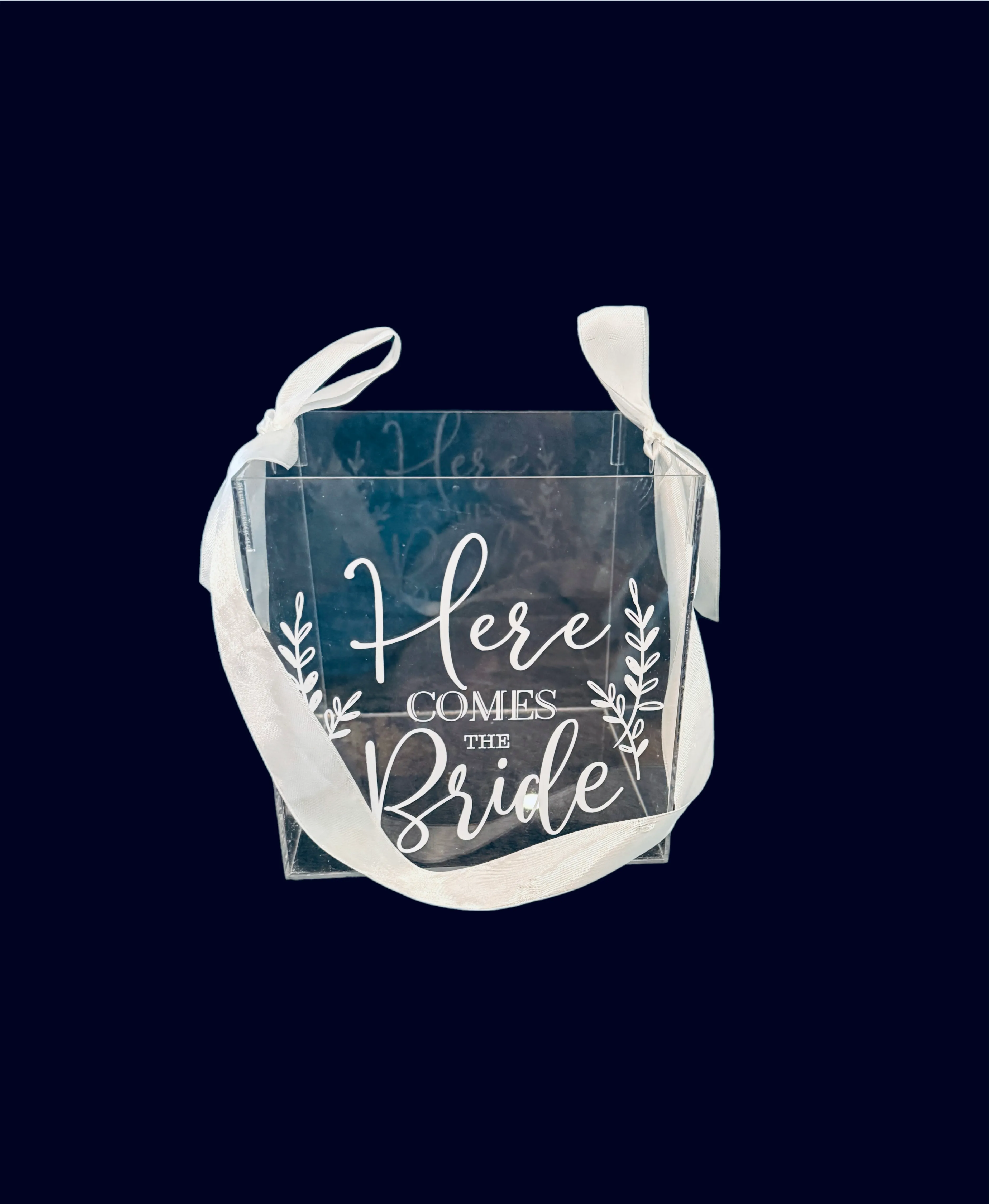 “Here Comes the Bride” Flower box 