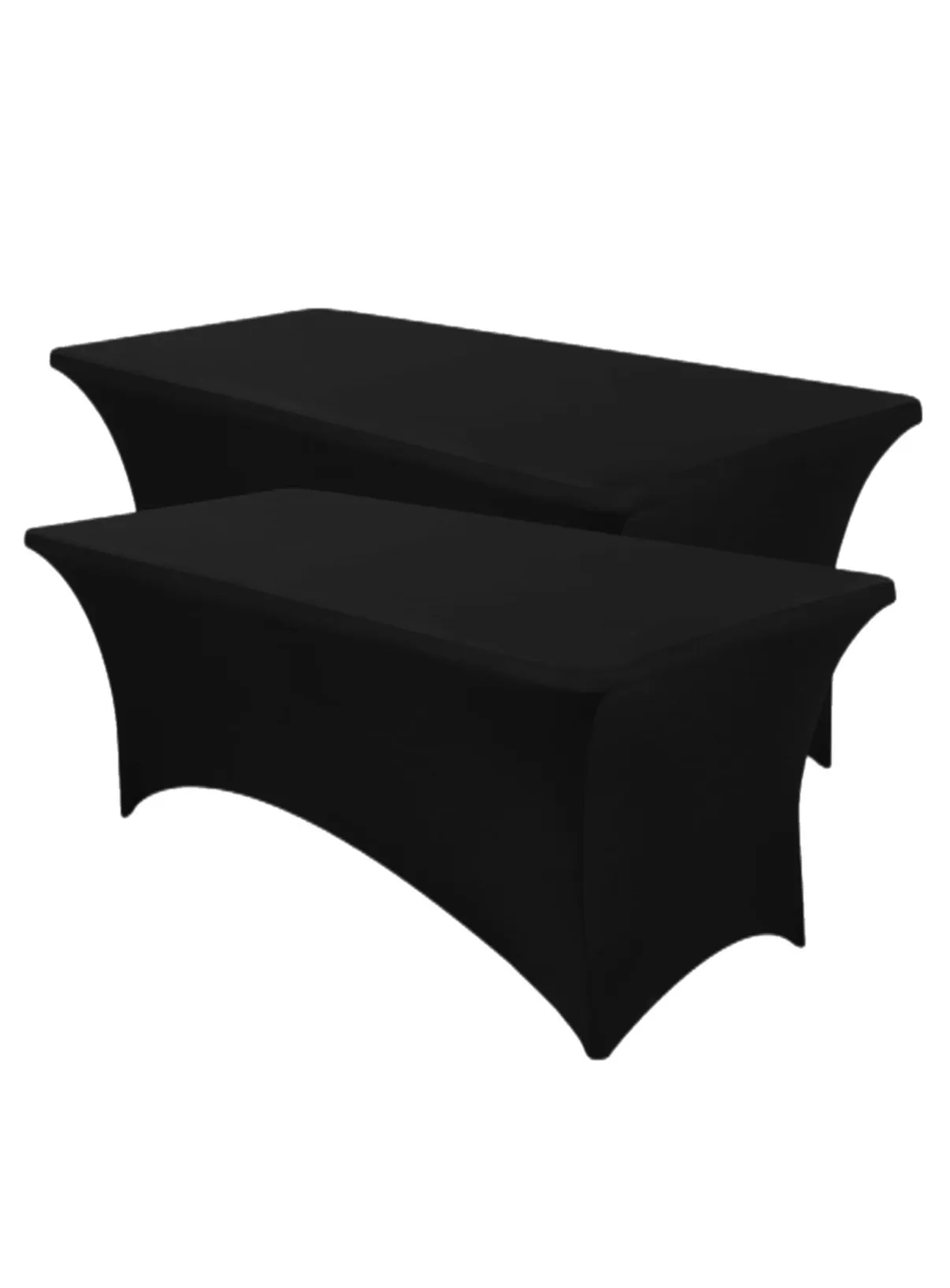 72”x30”x30” fitted table cover (black)