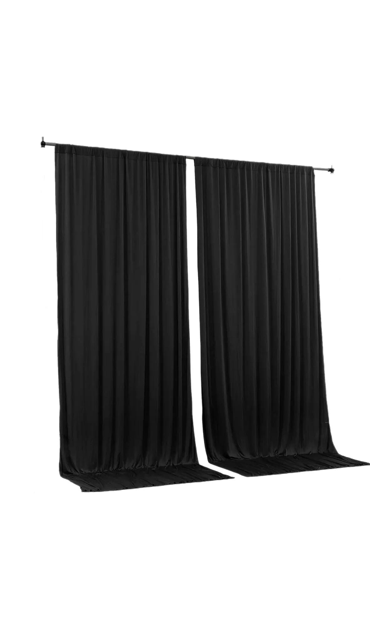 Black Backdrop Curtains 