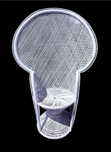 Peacock Chair-White