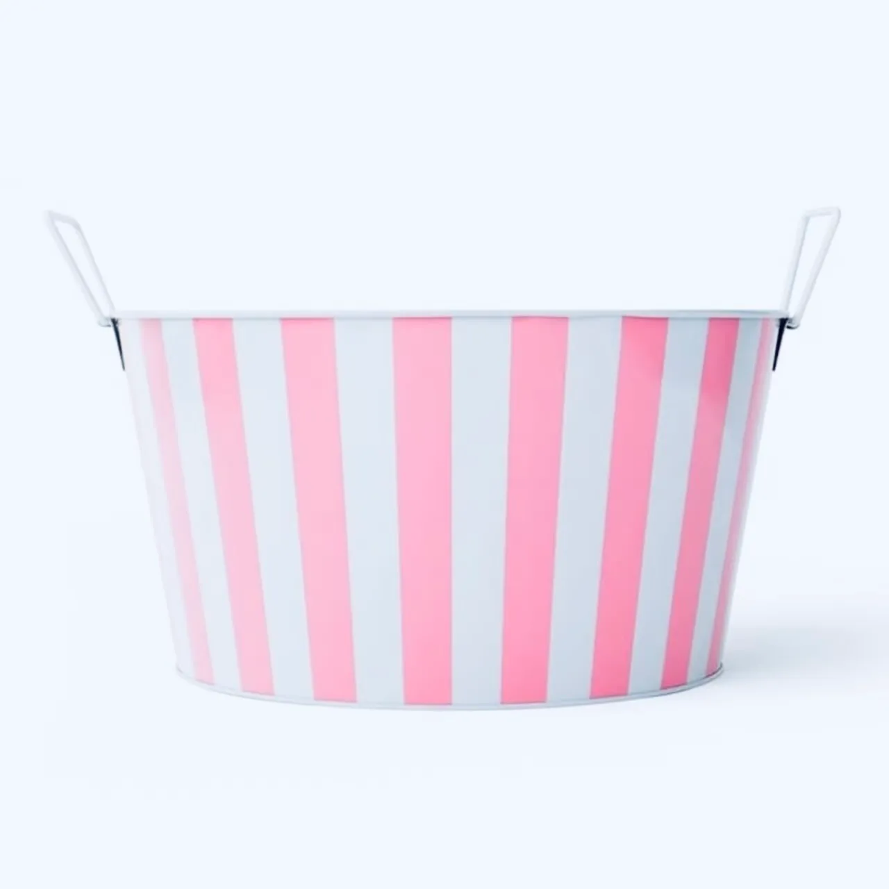 Pink & White Beverage Bucket