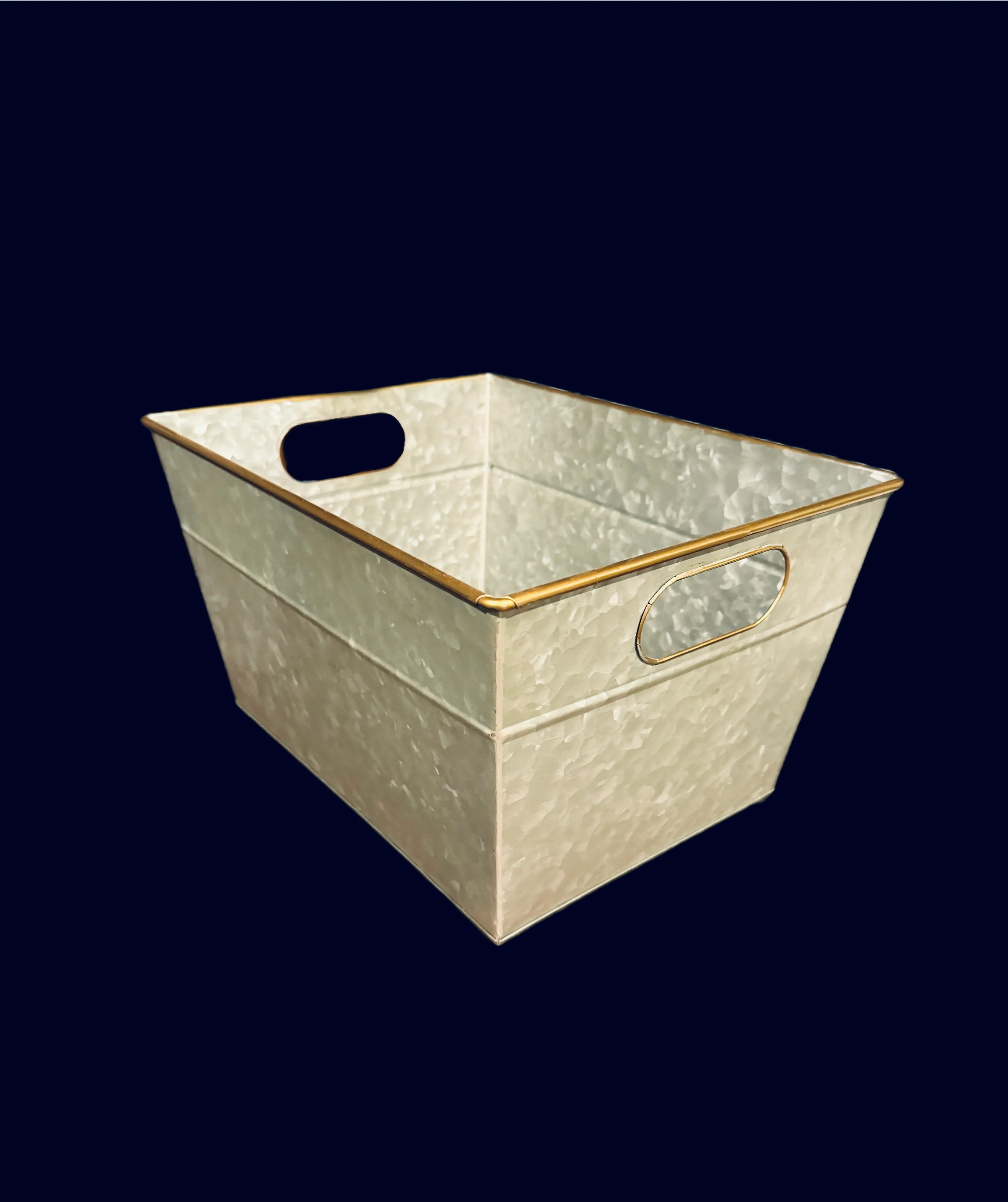 Rectangle Galvanized Buckets (2)