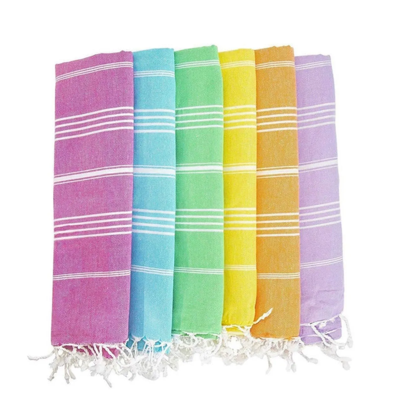 Turkish Beach Towels - Set of 6