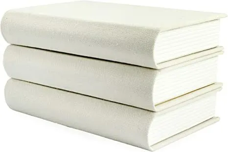 Faux Book Stack - Cream