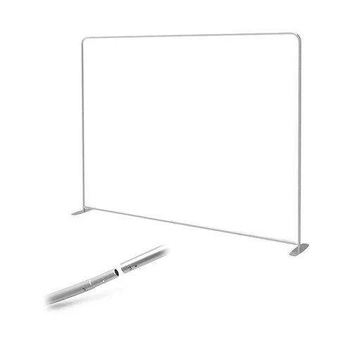 Pillow case banner stand (9’ W x 7’ H)