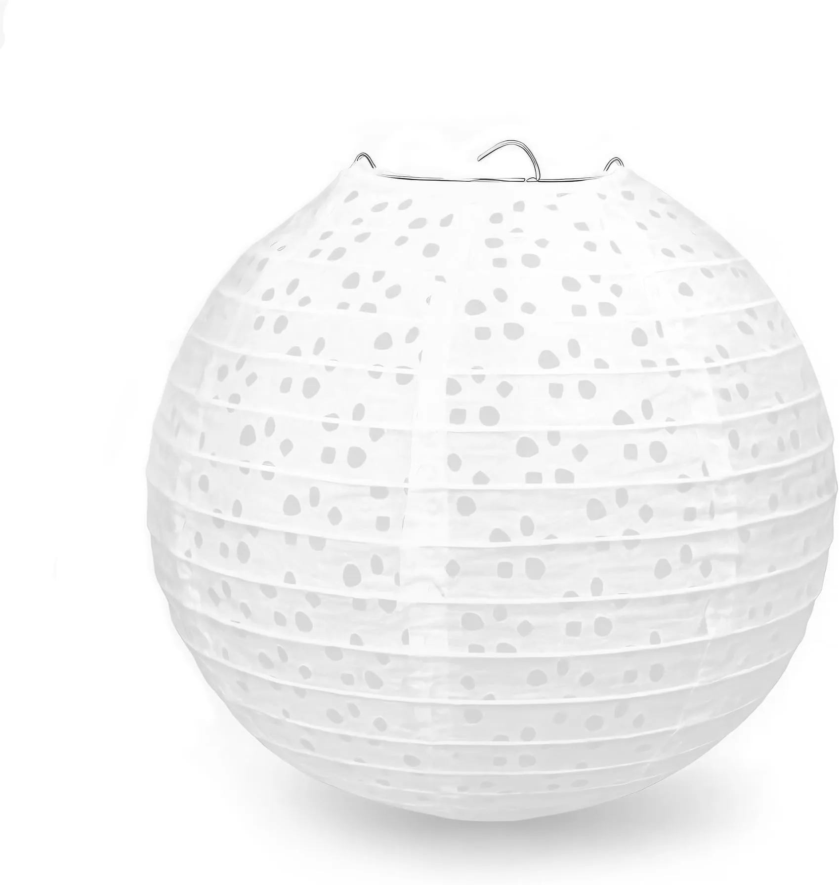 Paper Lantern - White Lace Set of 3