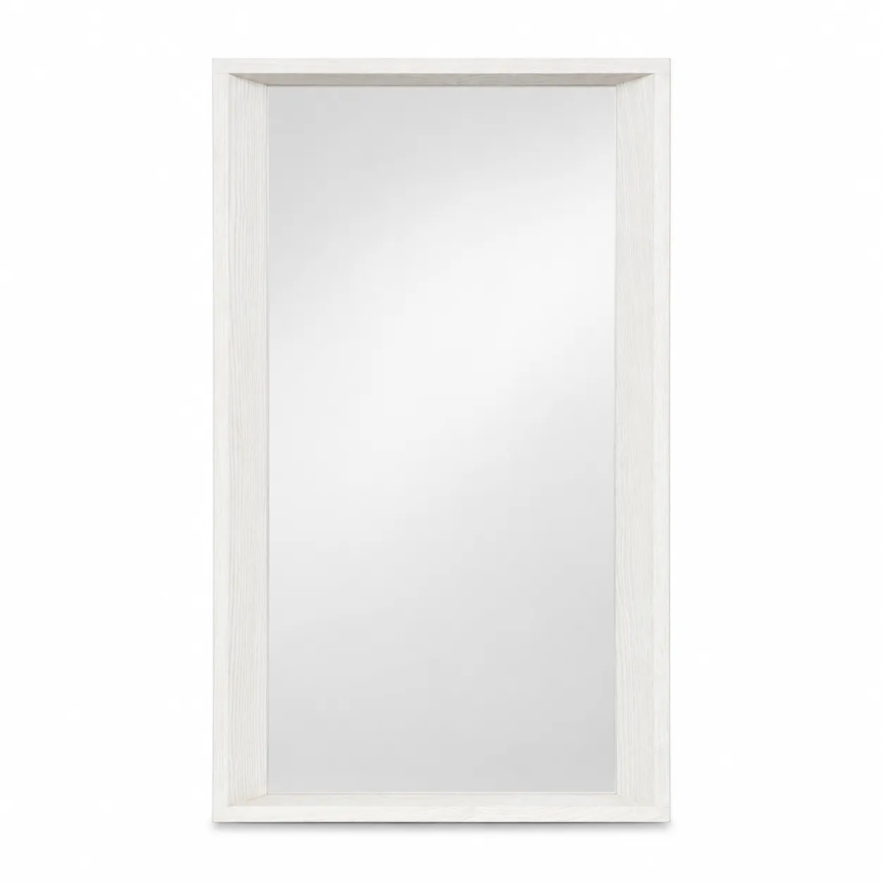 White Framed Mirror 36" x 20"