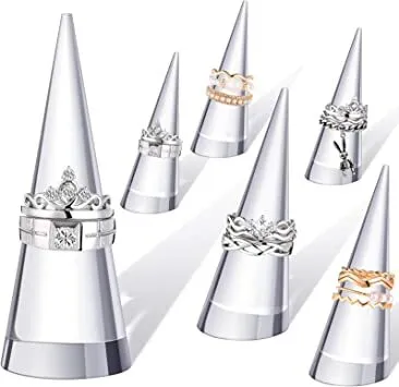 Cone Acrylic Ring Holder 
