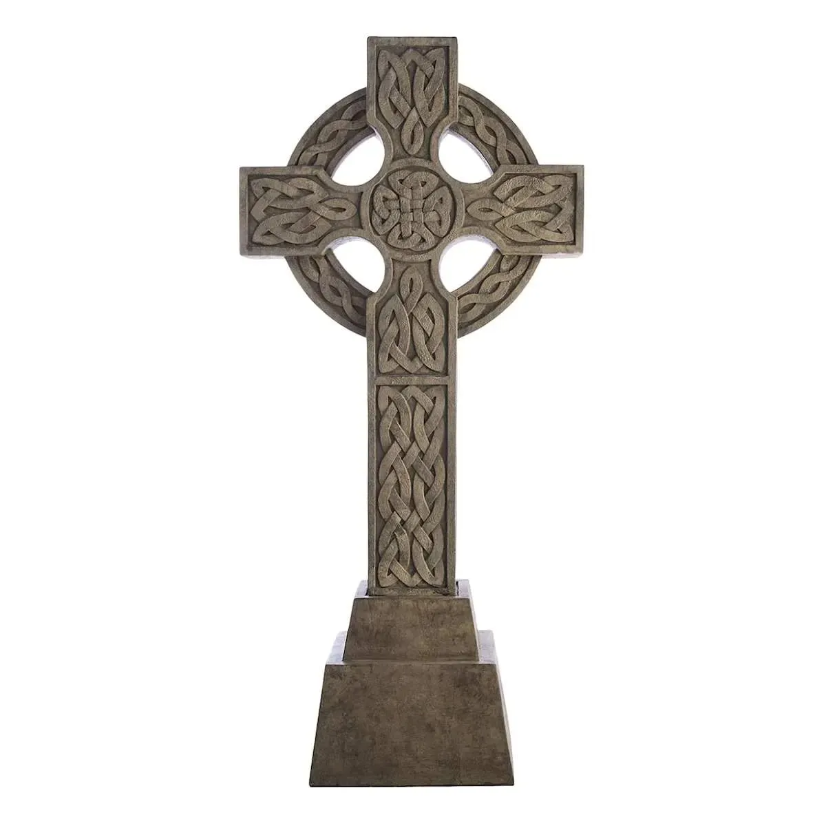 Halloween Tombstone Cross Decoration 4'