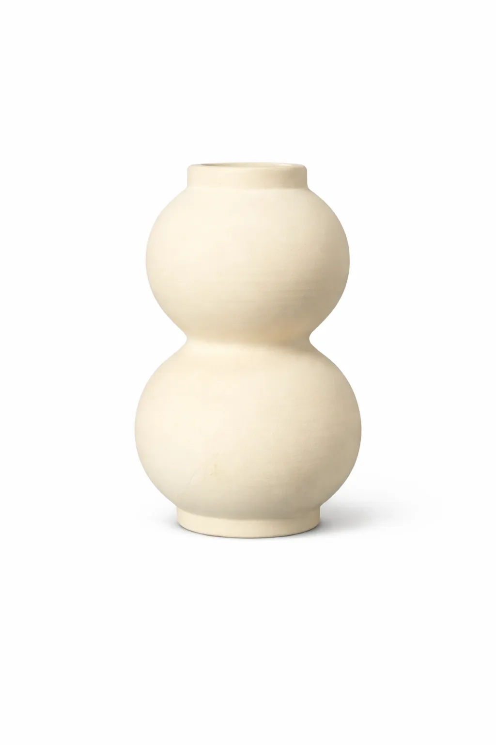 Cream Double Gourd Vase