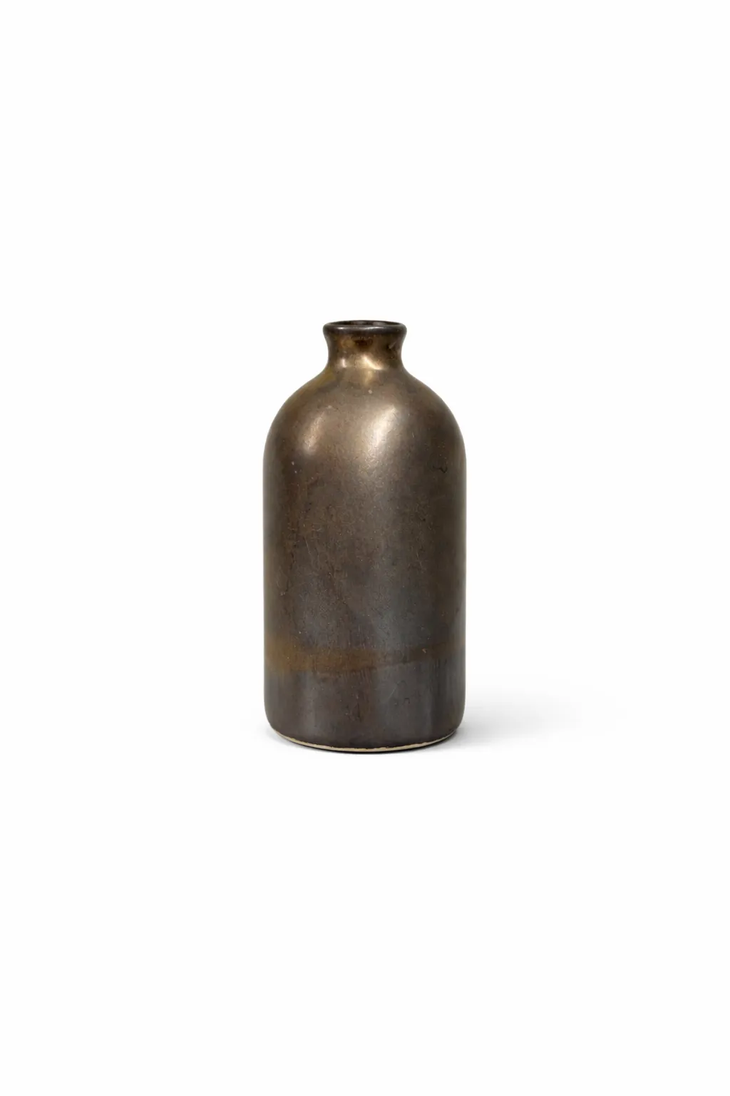 Small Black Metallic Bud Vase