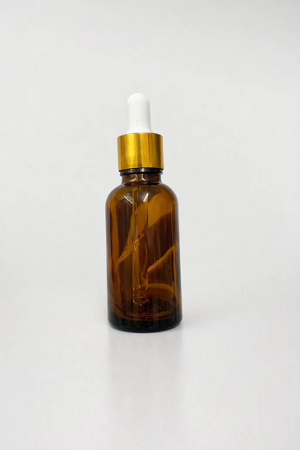 Brown Glass Dropper Bottles - Set of 4